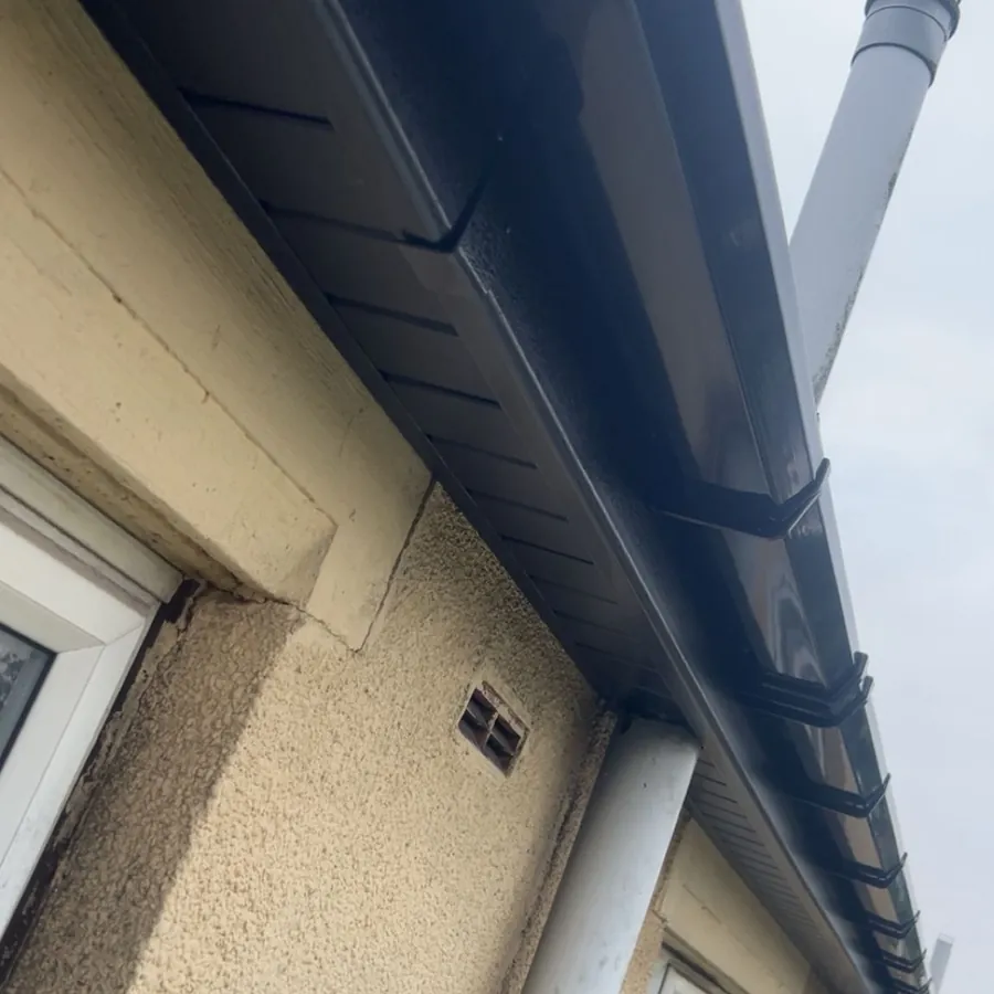 New fascias, soffits and guttering
